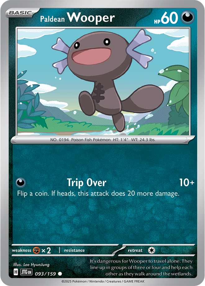 Paldean Wooper - Scarlet &amp; Violet Journey together 093/159