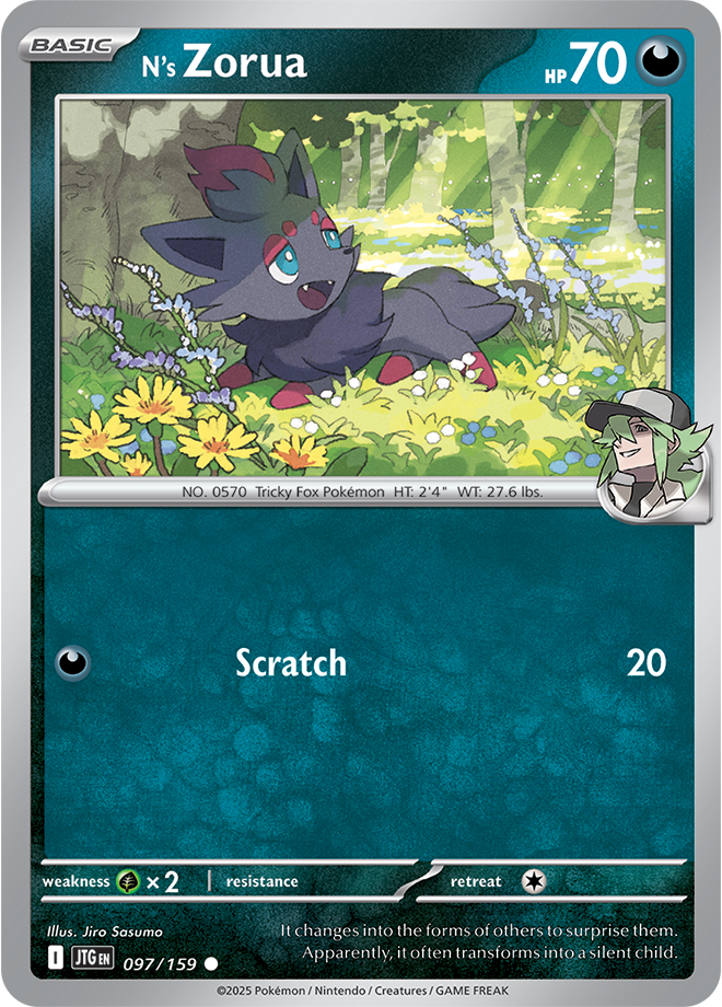 N&#39;s Zorua - Scarlet &amp; Violet Journey together 097/159