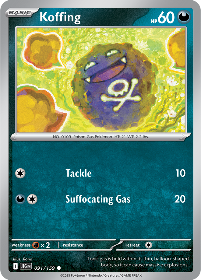 Koffing - Scarlet &amp; Violet Journey together 091/159