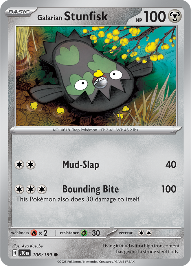 Galarian Stunfisk - Scarlet &amp; Violet Journey together 106/159