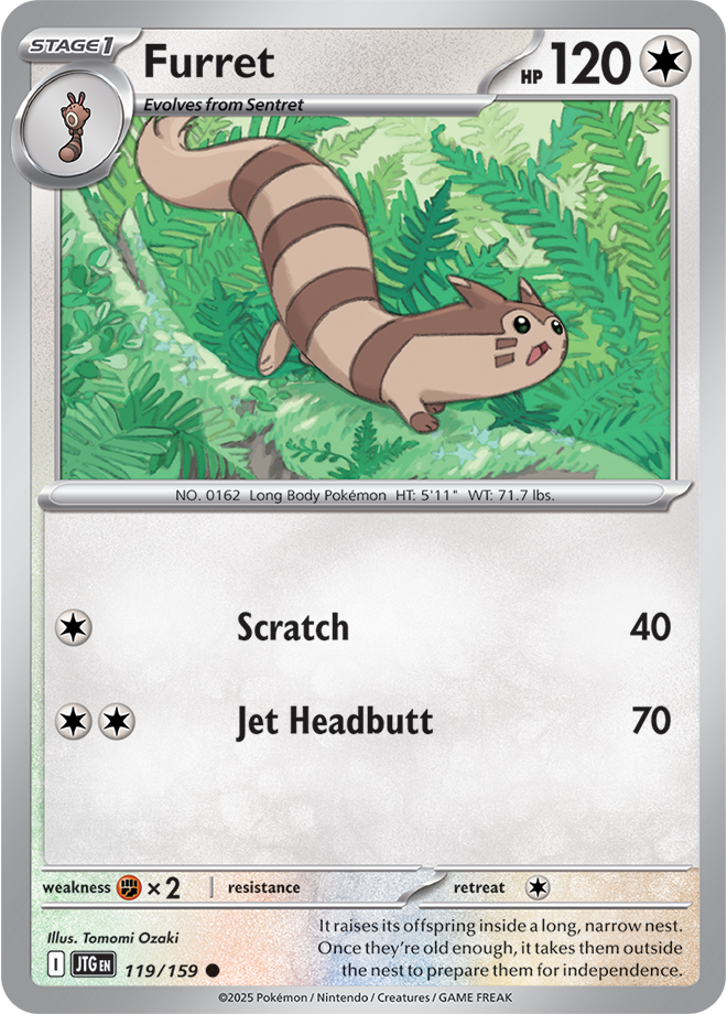Furret - Scarlet &amp; Violet Journey together 119/159