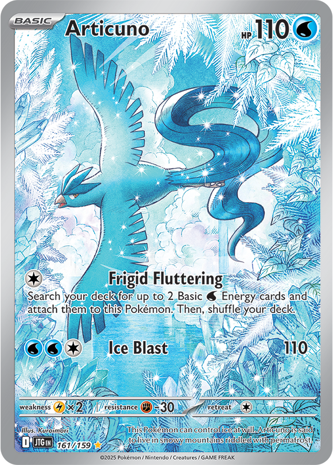 Articuno Full art - Scarlet &amp; Violet Journey together 161/159