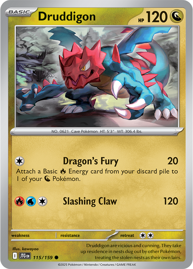 Druddigon - Scarlet &amp; Violet Journey together 115/159