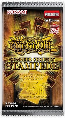 YGO QUARTER CENTURY STAMPEDE BOOSTER