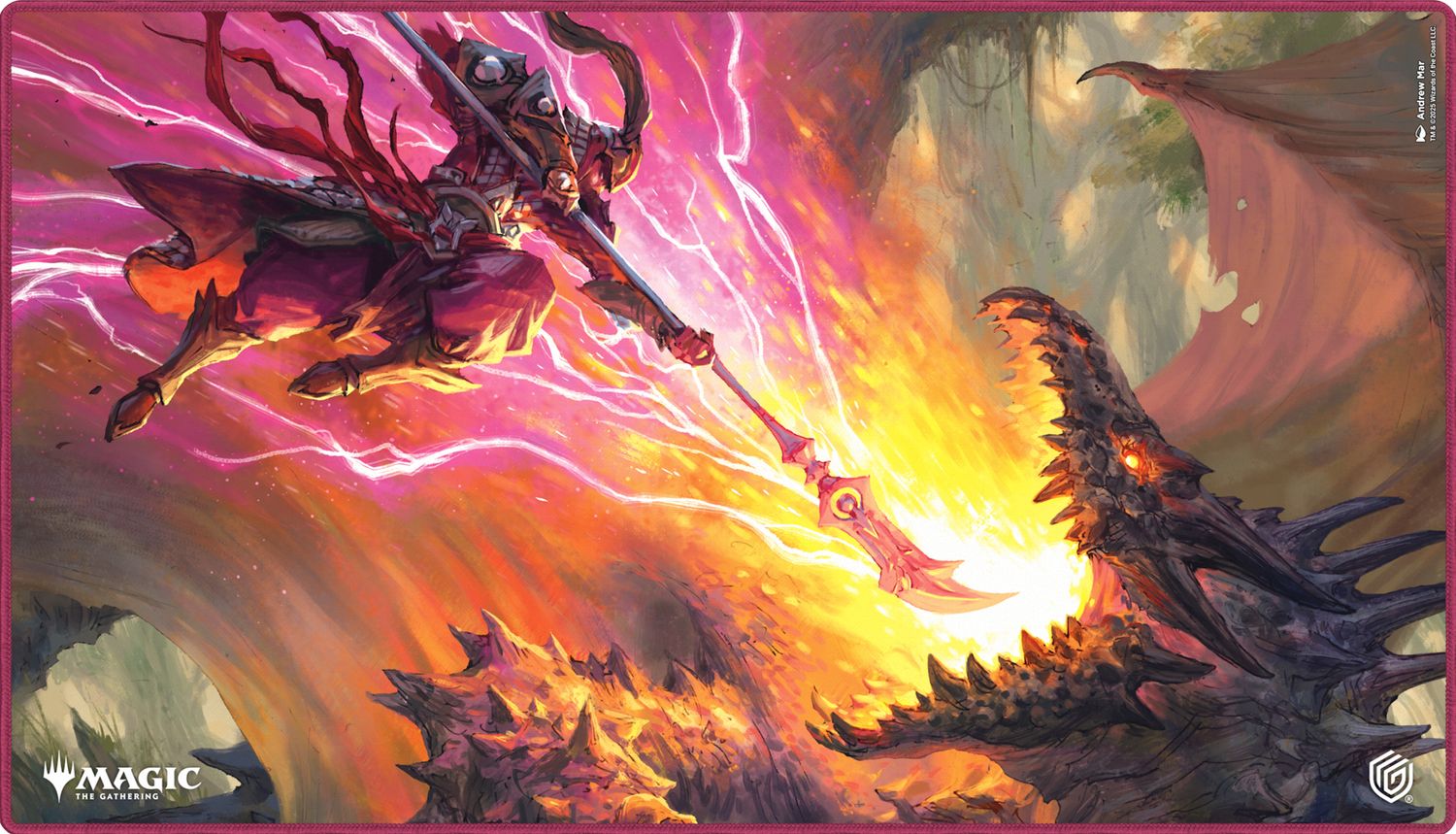 UG PLAYMAT MTG TARKIR DRAGONSTORM V6