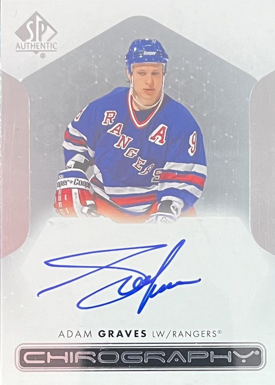 Adam Graves - 2022-23 Upper deck SP Authentic Chirography C-AG