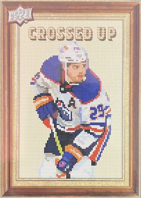 Leon Draisaitl - 2024-25 Upper deck Series one Crossed up  CU-12
