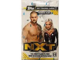 Topps WWE NXT 2021, Format D&#39;emballage: Paquet (7 Cartes)