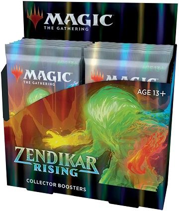 MTG ZENDIKAR RISING COLLECTOR BOOSTER, Format D&#39;emballage: Boite (12 Paquets)