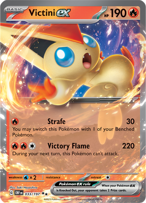 Victini EX - Scarlet &amp; Violet Obsidian flames 033/197