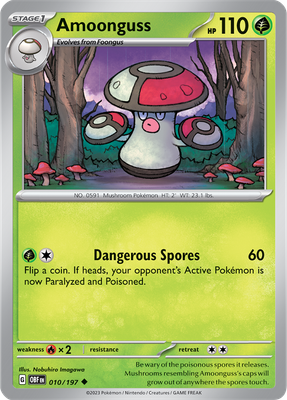 Amoonguss - Scarlet &amp; Violet Obsidian flames 010/197