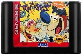 SEGA GENESIS - STIMPY&#39;S INVENTION, Fini: JEU SEULEMENT