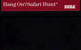 SEGA MASTER SYSTEM - HANG ON &amp; SAFARI HUNT