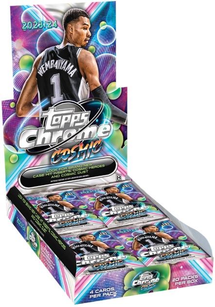 TOPPS COSMIC CHROME BASKETBALL 23/24, Format D&#39;emballage: Boite (20 Paquets)