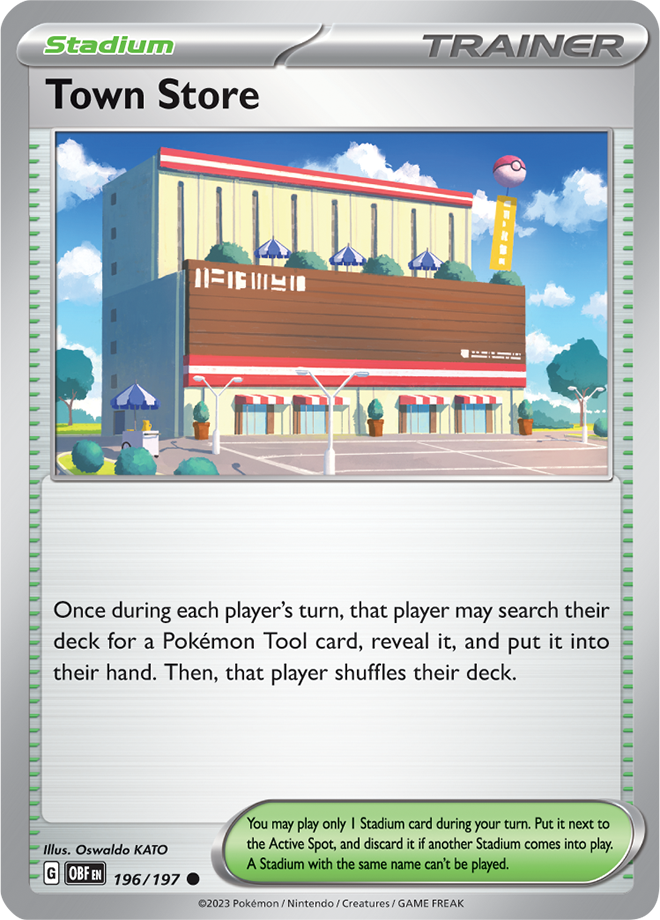 Town store - Scarlet &amp; Violet Obsidian flames 196/197, Fini: Unlimited