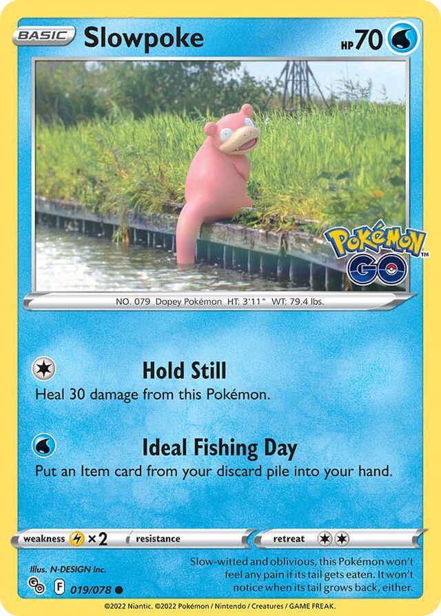 Slowpoke - Sword &amp; Shield Pokemon Go 019/078