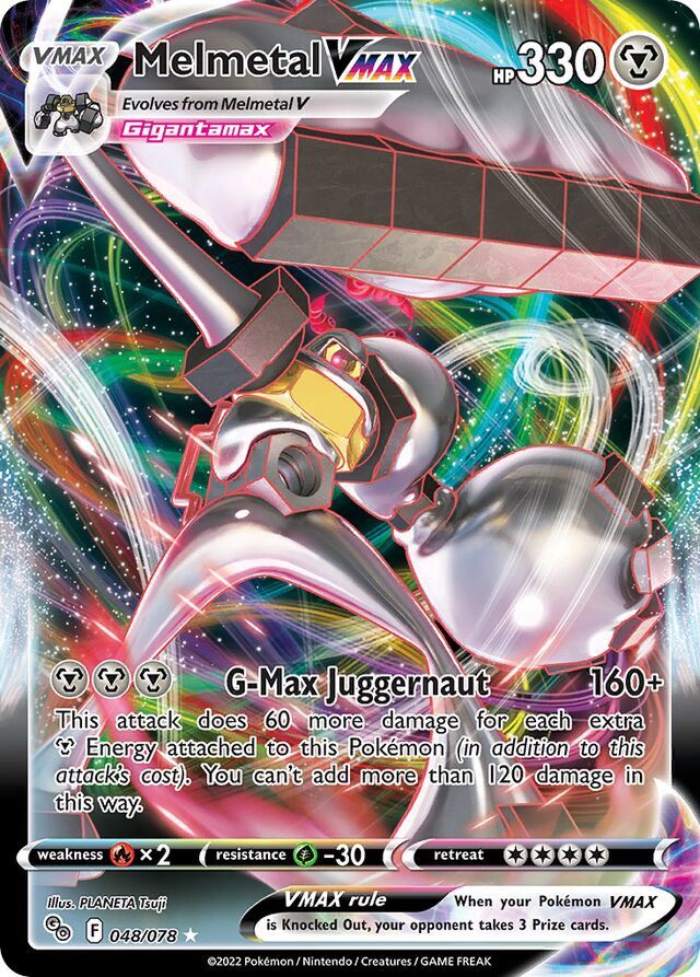 Melmetal VMax - Sword &amp; Shield Pokemon Go 048/078