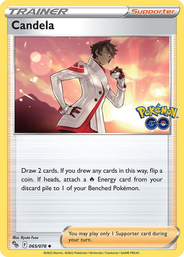 Candela - Sword &amp; Shield Pokemon Go 065/078
