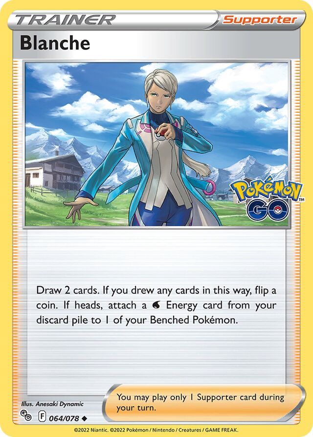 Blanche - Sword &amp; Shield Pokemon Go 064/078