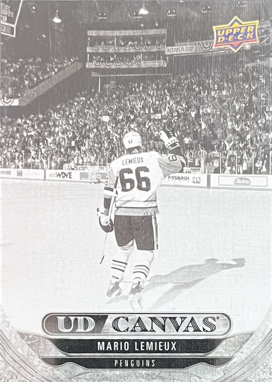 Mario Lemieux - 2024-25 UPPER DECK Series two UD Canvas black C249