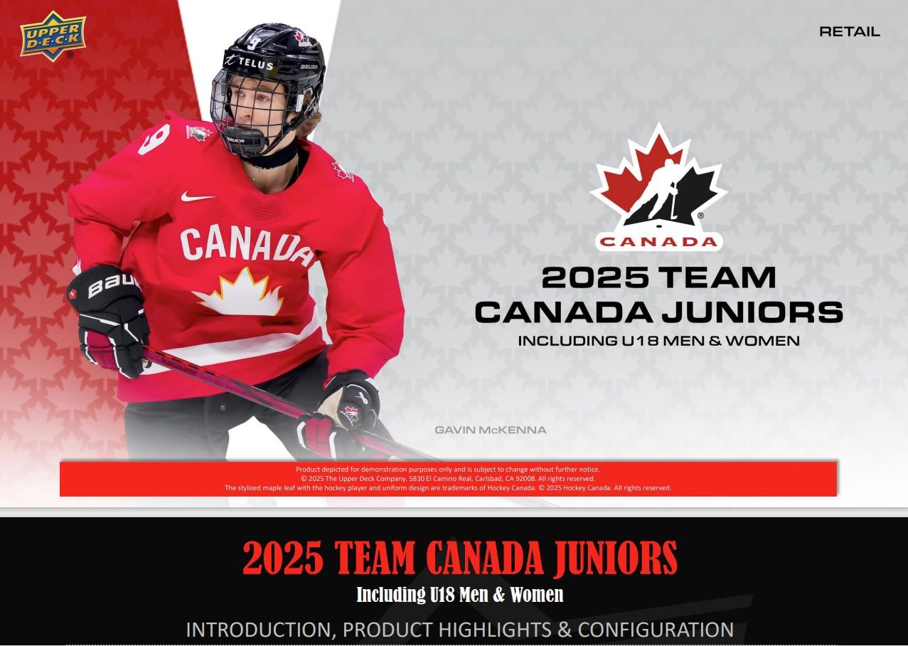 UD TEAM CANADA JUNIORS HOCKEY 2025 BLASTER