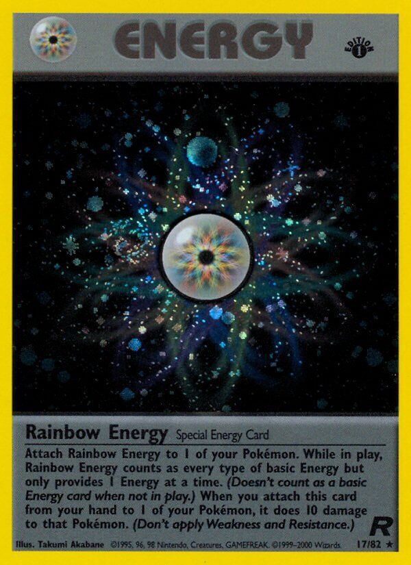 Energy - Team Rocket 17/82, Fini: 1st edition (Holo)
