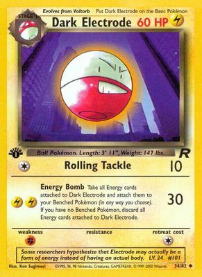 Dark Electrode - Team Rocket 34/82