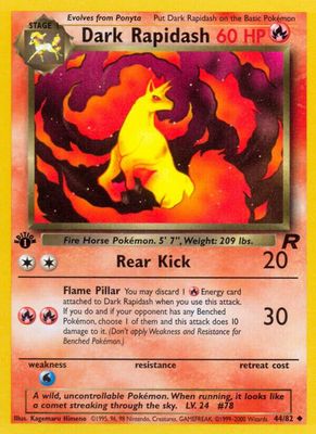 Dark Rapidash - Team Rocket 44/82