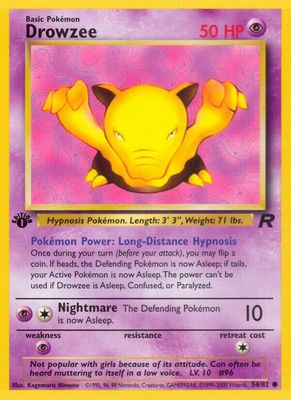 Drowzee - Team Rocket 54/82