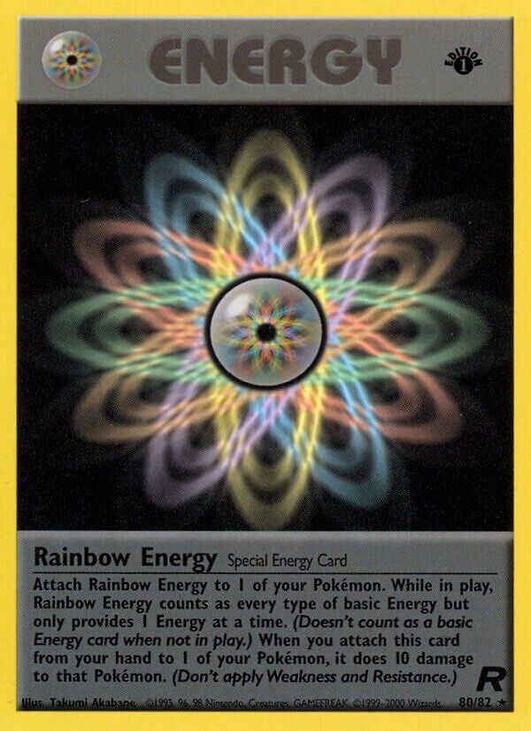 Energy - Team Rocket 80/82, Fini: 1st edition