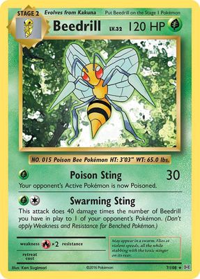 Beedrill - XY Evolutions 7/108