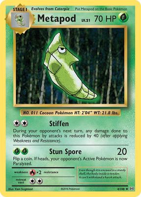 Metapod - XY Evolutions 4/108
