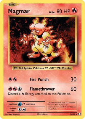 Magmar - XY Evolutions 20/108