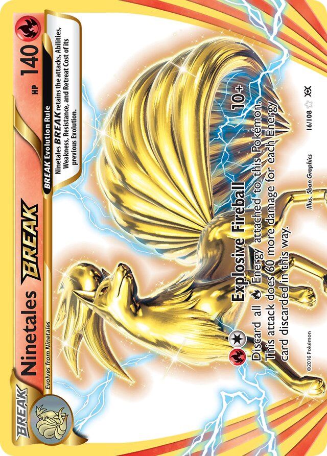 Ninetales Break - XY Evolutions 16/108