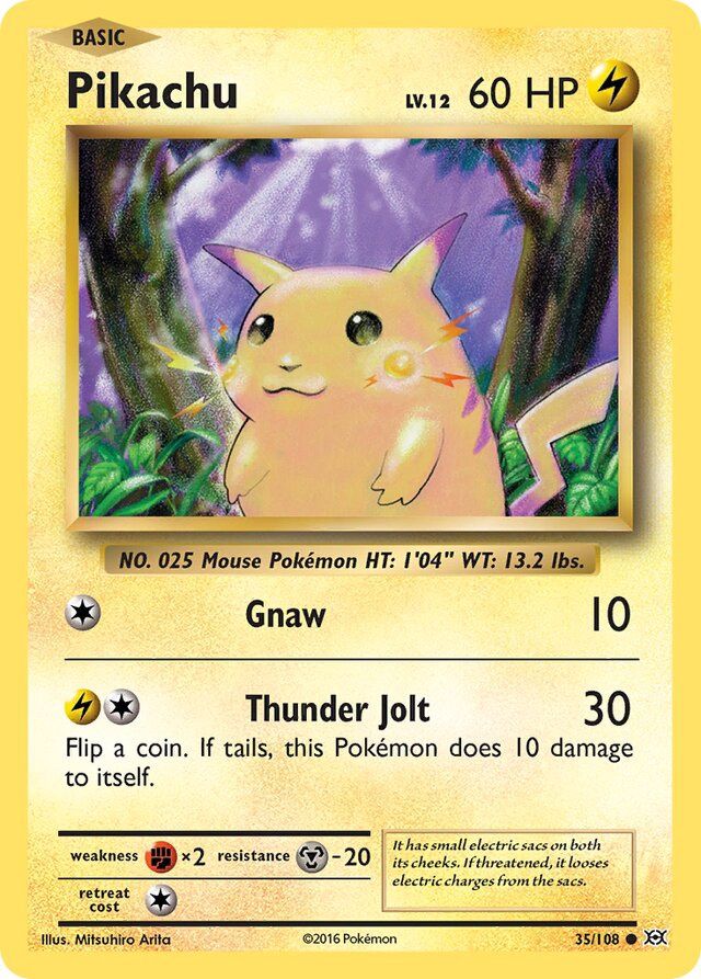 Pikachu - XY Evolutions 35/108