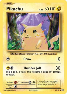 Pikachu - XY Evolutions 35/108