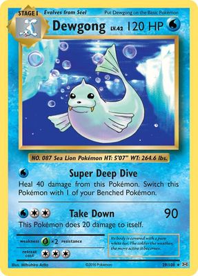 Dewgong - XY Evolutions 29/108