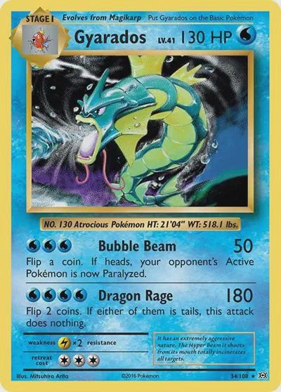 Gyarados - XY Evolutions 34/108