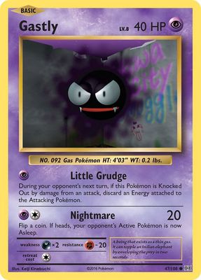 Gastly -  XY Evolutions 47/108