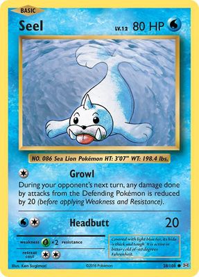 Seel - XY Evolutions 28/108