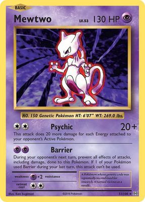 Mewtwo -  XY Evolutions 51/108