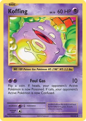 Koffing -  XY Evolutions 50/108