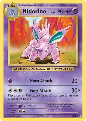 Nidorino - XY Evolutions 44/108