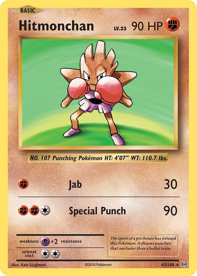 Hitmonchan - XY Evolutions 62/108
