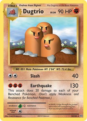 Dugtrio -  XY Evolutions 56/108