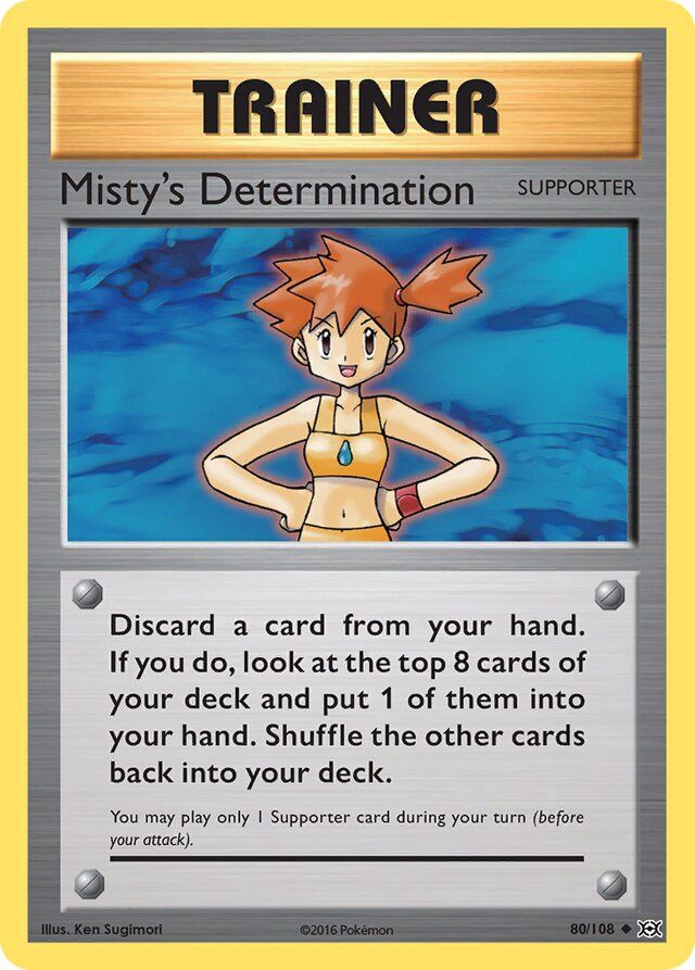 Trainer Misty&#39;s determination - XY Evolutions 80/108