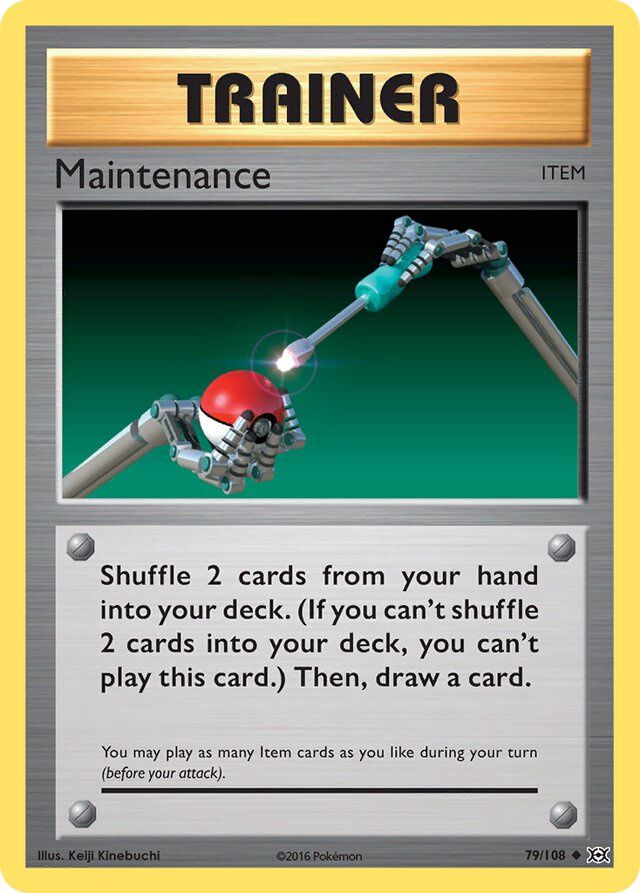 Trainer Maintenance - XY Evolutions 79/108