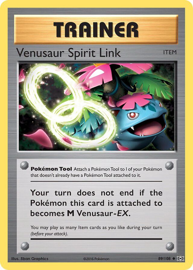 Trainer Venusaur spirit link - XY Evolutions 89/108