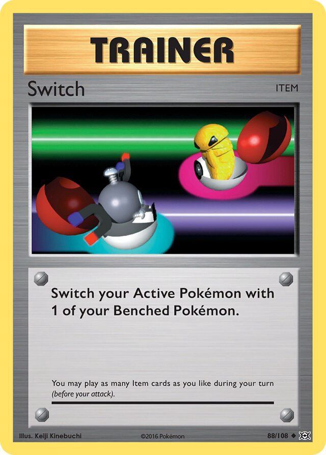 Trainer Switch - XY Evolutions 88/108