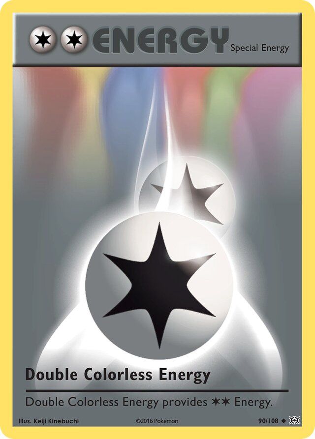 Double colourless energy - XY Evolutions 90/108